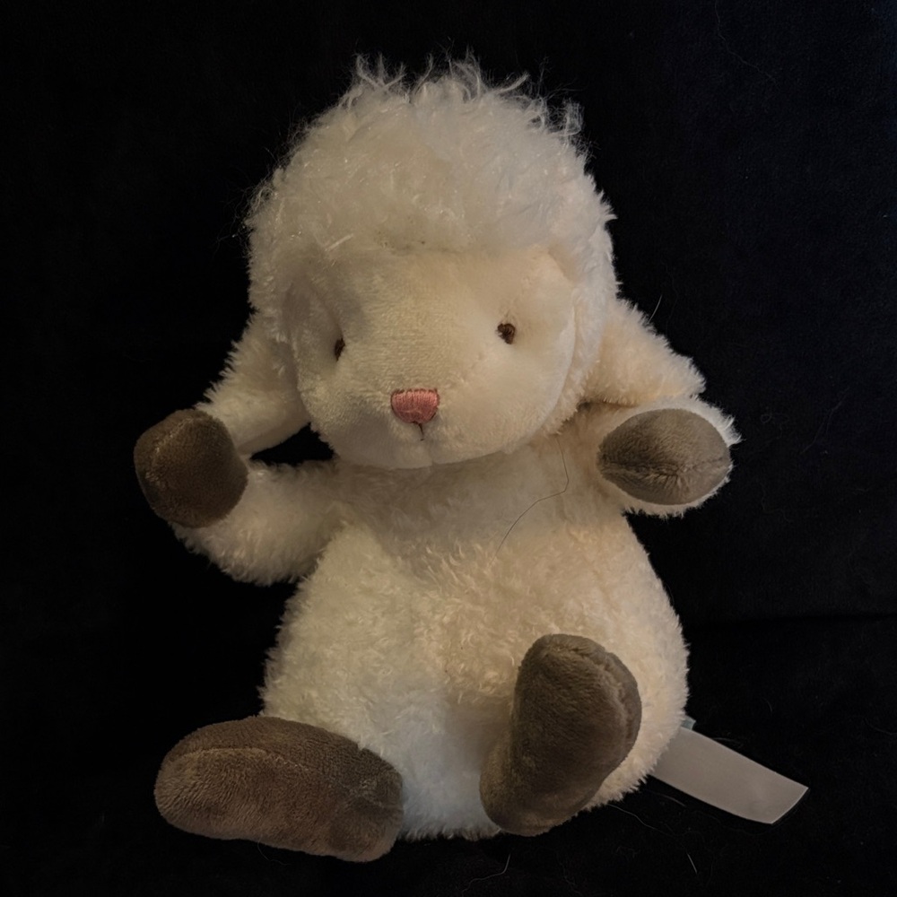 Bunnies by the Bay Cream Plushie Lamb Toy
